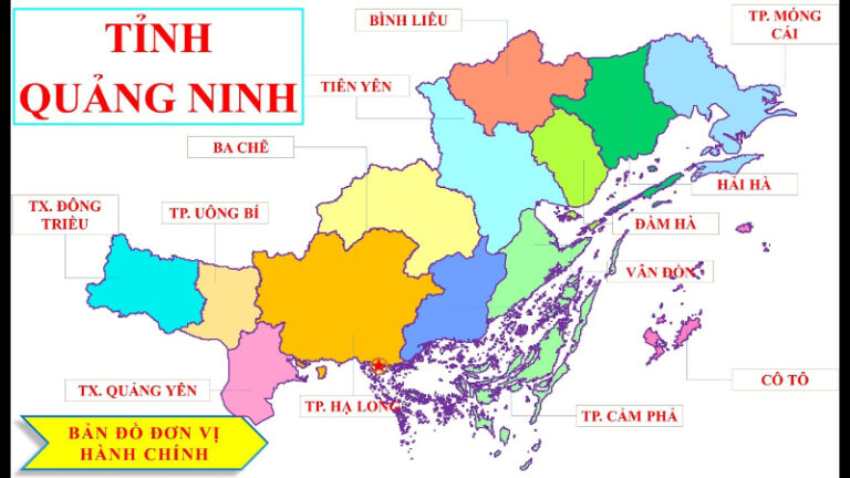 Danh sách các huyện ở Quảng Ninh