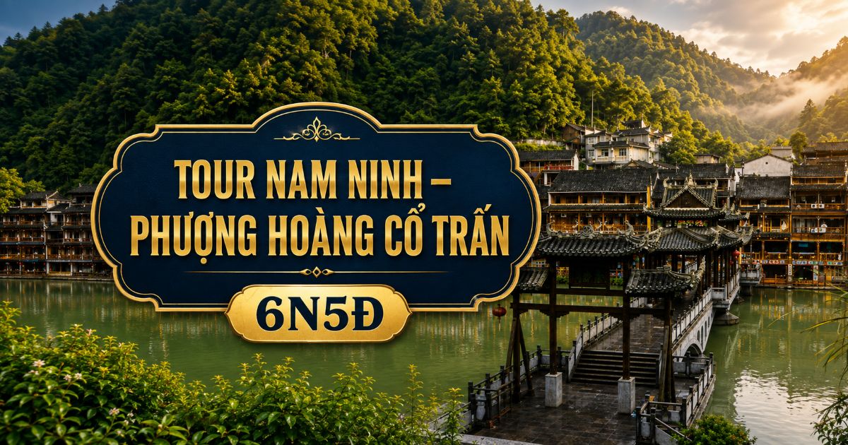 Tour Phượng Hoàng Cổ Trấn Trương Gia Giới 6 ngày 5 đêm từ Móng Cái