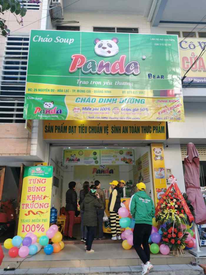 5 quán cháo dinh dưỡng Quảng Ninh đảm bảo nhất 1 Thương hiệu cháo dinh dưỡng PANDA