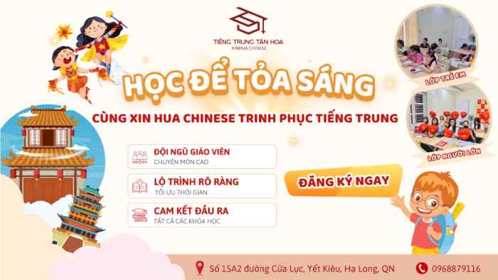 5 Trung tâm học tiếng Trung ở Hạ Long hiệu quả nhất 3 XinHua Chinese
