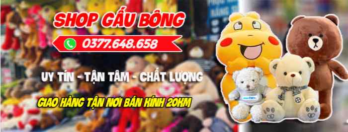 5 Shop gấu bông Móng Cái mẫu đa dạng, chất liệu an toàn 3 Shop Gấu Bông Móng Cái