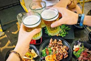 bia hơi ở Móng Cái