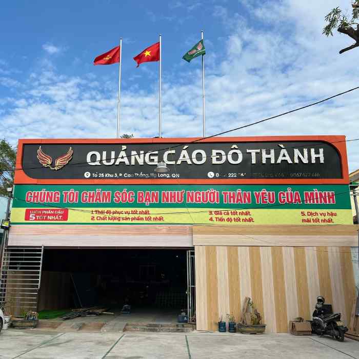 Quảng Cáo Đô Thành - Nhận làm bảng hiệu ở Hạ Long 