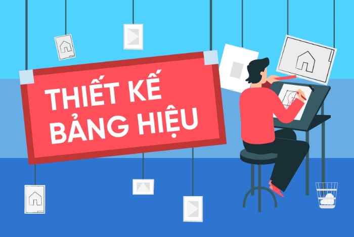 làm bảng hiệu ở Móng Cái