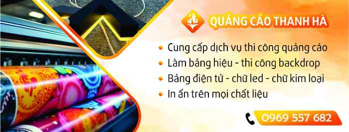 Quảng Cáo Thanh Hà - Nhận làm bảng hiệu ở Móng Cái 