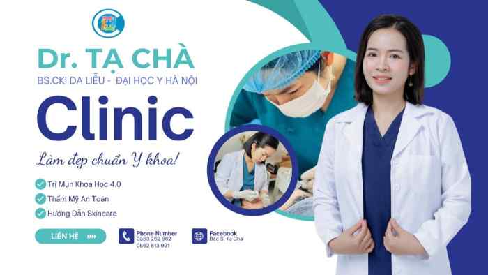 Dr. Tạ Chà Beauty and Clinic - phòng khám da liễu ở Quảng Ninh