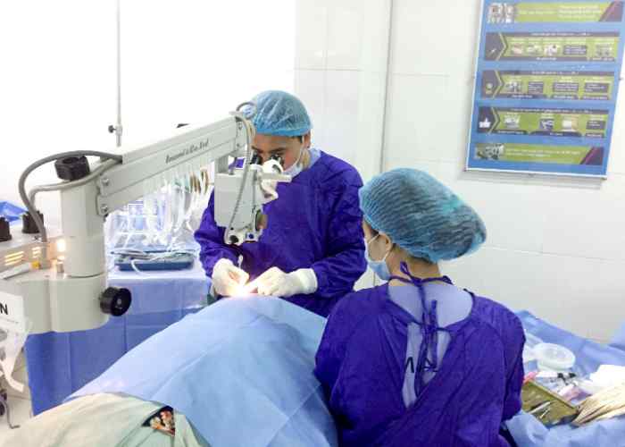 Khoa mắt - Bệnh viện đa khoa Móng Cái