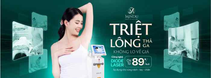 Top 5 spa triệt lông ở Quảng Ninh trọn đời, giá tốt 5 Thẩm mỹ viện Mindu