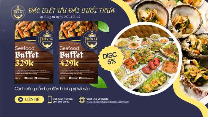 Biển 14 - Nhà hàng buffet ở Hạ Long