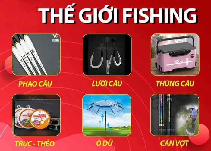 Top 3 cửa hàng bán đồ câu cá ở Quảng Ninh uy tín 2 Thế Giới Fishing Hạ Long