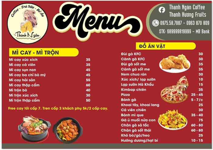 Top 4 quán bán gà rán ở Đông Triều ăn là ghiền 3 Trà Sữa Thanh Ngân