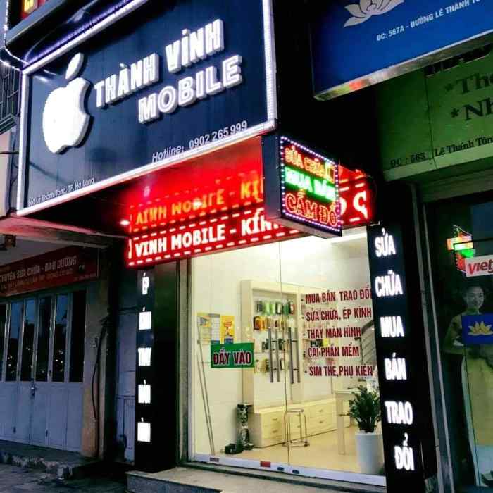 Thành Vinh Mobile - sửa điện thoại ở Hạ Long 