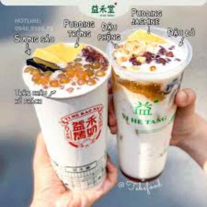 Top 4 quán trà sữa ở Hạ Long ngon, uống đến mê 1 Trà sữa Yi He Tang